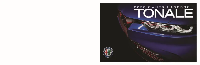 2024 Alfa Romeo Tonale owners manual